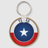 Texas Flag Seal Sleutelhanger (Voorkant)