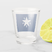 Texas Flag Shot Glass Shot Glas (Achterkant)