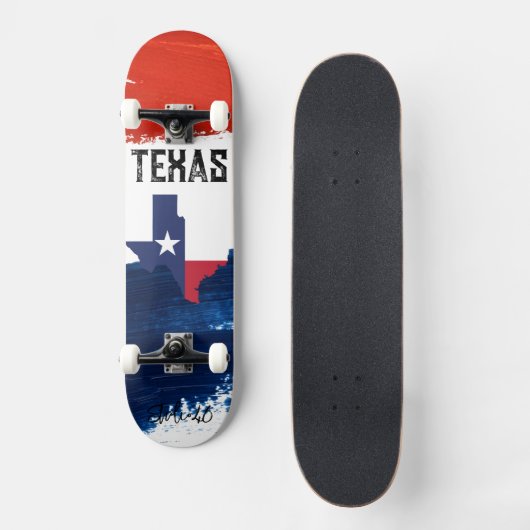 Texas Flag Skateboard (Voorkant)