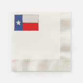 Texas Flag Sketch Servetten (Voorkant)