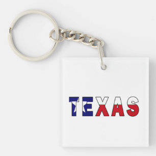 Texas Flag Sleutelhanger