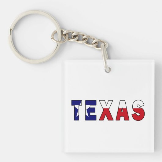 Texas Flag Sleutelhanger (Voorkant)