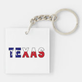 Texas Flag Sleutelhanger (Achterkant)