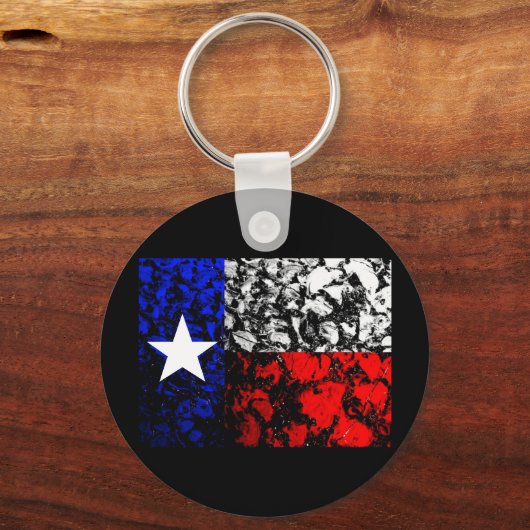 Texas Flag Sleutelhanger (Voorkant)
