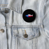 Texas Flag Smallmouth Byb Gevist Ronde Button 5,7 Cm (In situ)