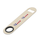 Texas Flag Speed Flessenopener (Voorkant Gekanteld)