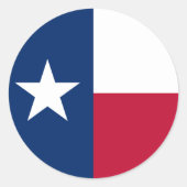 Texas Flag Sticker (Voorkant)