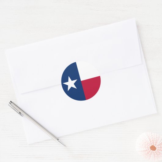 Texas Flag Sticker (Envelop)