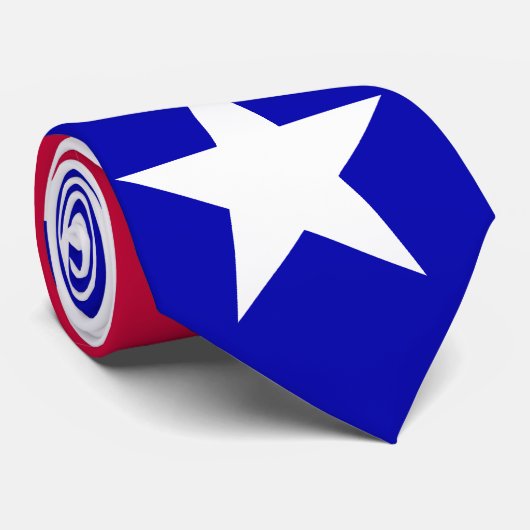 Texas Flag Stropdas (Opgerold)