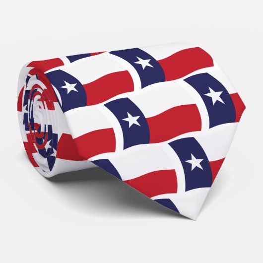 Texas Flag Stropdas (Opgerold)