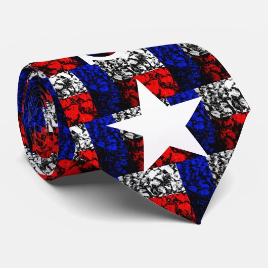 Texas Flag Stropdas (Opgerold)