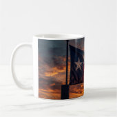 Texas Flag Sunset Mug - Patriotic Coffee Cup Koffiemok (Links)