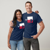Texas Flag T-Shirt - Cowboy & Horse (Unisex)