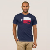 Texas Flag T-Shirt - Kayak (Voorkant volledig)