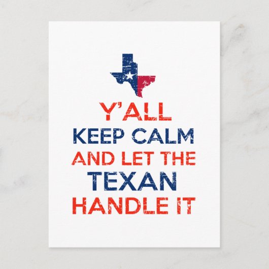 Texas Flag t - shirts Briefkaart (Voorkant)