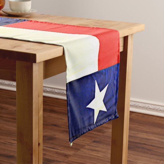 Texas Flag Table Runner Korte Tafelloper (Voorbeeld)