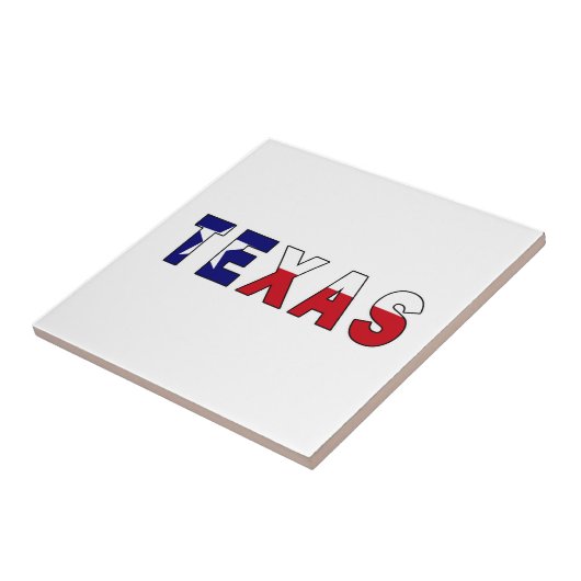 Texas Flag Tegeltje (Zijkant)