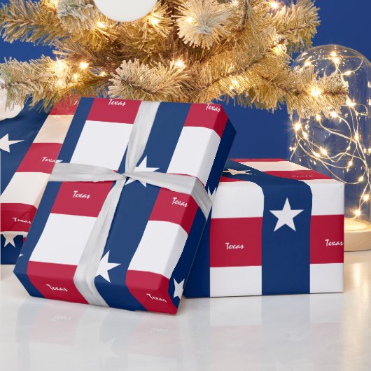 Texas Flag & Texas giften Amerika/sportfans Cadeaupapier (Feestdagen)
