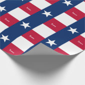 Texas Flag & Texas giften Amerika/sportfans Cadeaupapier (Hoek)