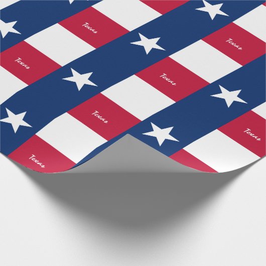 Texas Flag & Texas giften Amerika/sportfans Cadeaupapier (Hoek)