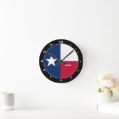 Texas Flag & Texas mode /design VS Ronde Klok (Huis)
