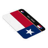 Texas Flag & Texas State/reis Amerika Magneet (Rechterzijde)