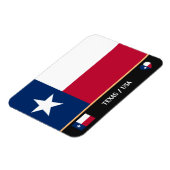 Texas Flag & Texas State/reis Amerika Magneet (Linkerzijde)