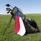 Texas Flag & Texas State VS golf-/sportfans Golfhanddoek (Groen)