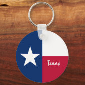 Texas Flag & Texas-vakantie, patriotten / sport Sleutelhanger (Achterkant)