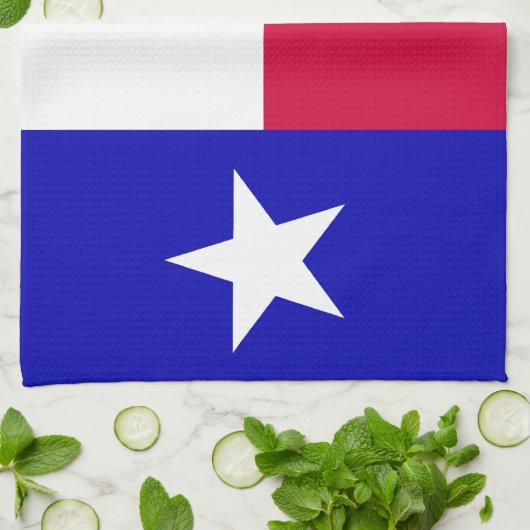 Texas Flag Theedoek (Gevouwen)