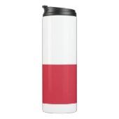 Texas Flag Thermal Drink Tumbler Thermosbeker (Geroteerd rechts)