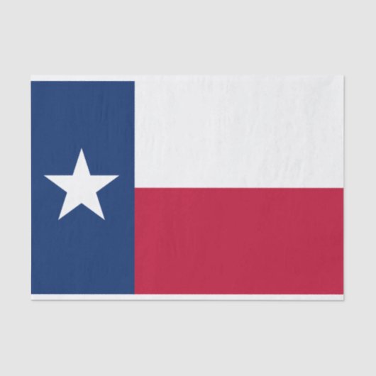 Texas Flag Tissue Paper Tissuepapier (Voorkant)