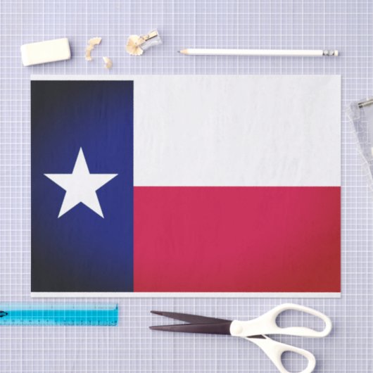 Texas Flag Tissue Paper Tissuepapier (Craft)