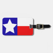 Texas Flag Travel Label Bagagelabel (Voorkant horizontaal)
