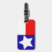 Texas Flag Travel Label Bagagelabel (Voorkant verticaal)