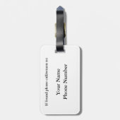 Texas Flag Travel Label Bagagelabel (Achterkant verticaal)