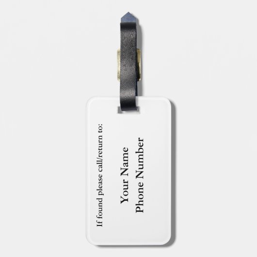 Texas Flag Travel Label Bagagelabel (Achterkant verticaal)