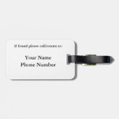 Texas Flag Travel Label Bagagelabel (Achterkant horizontaal)