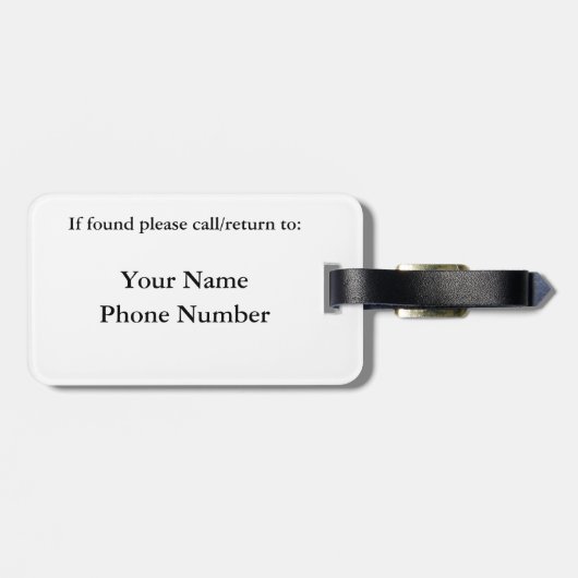 Texas Flag Travel Label Bagagelabel (Achterkant horizontaal)