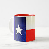 Texas Flag Two Tone Mok (Voorkant links)