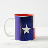 Texas Flag Two Tone Mok (Links)