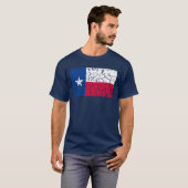 Texas Flag, verhit T-shirt (Voorkant volledig)