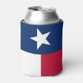 Texas Flag (verticaal) Blikjeskoeler (Blikje Voorkant)