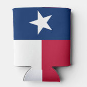 Texas Flag (verticaal) Blikjeskoeler (Achterkant)