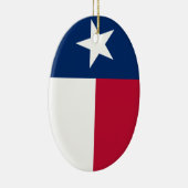 Texas Flag (verticaal) Keramisch Ornament (Rechts)