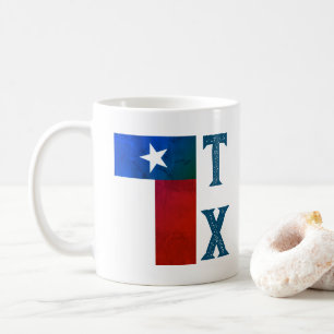 Texas Flag (verticaal) Koffiemok