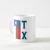 Texas Flag (verticaal) Koffiemok (Voorkant links)