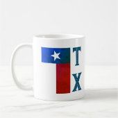 Texas Flag (verticaal) Koffiemok (Links)