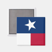 Texas Flag (verticaal) Magneet (Voorkant / Achterkant)
