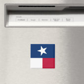 Texas Flag (verticaal) Magneet (Insitu (Vaatwasser))